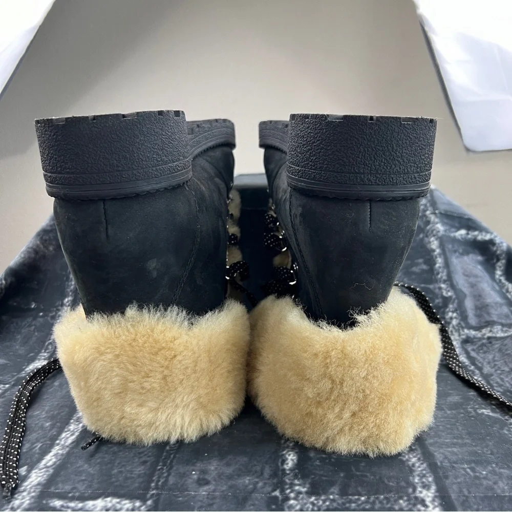 J CREW FUR BOOTS